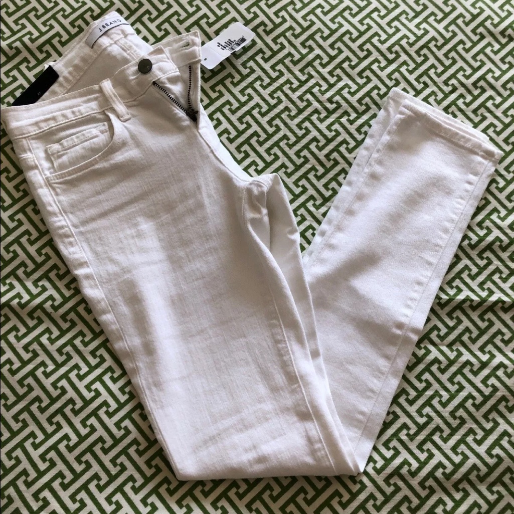 J Brand Aspen White Skinny Jeans Sz 23
